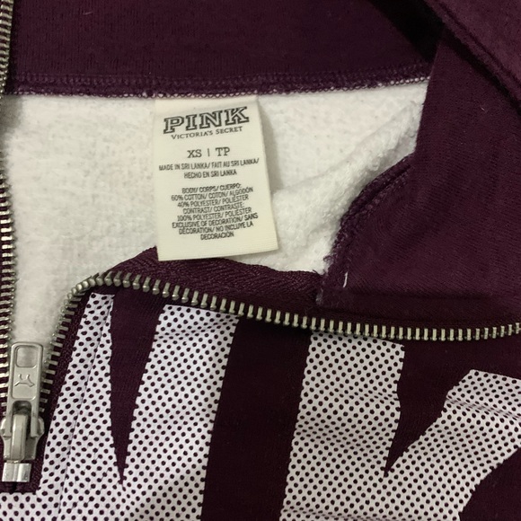 Victoria’s Secret Pink - xs half zip - Picture 3 of 3